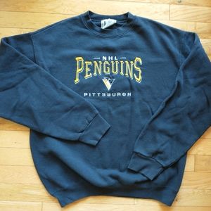 Black Pittsburg Penguins Vintage Sweatshirt